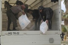 Livsmedelsutdelning i Syrien