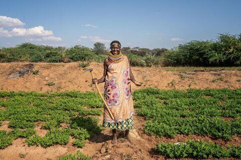Kvinnodagen: En kanal bevattnar drömmar för en bonde mitt i Kenyas torka 