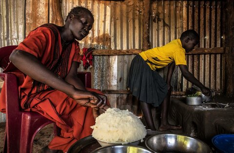 Popup-marknad ger flyktingar från Etiopien i Sydsudan makt