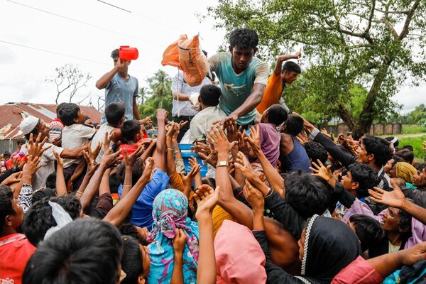 Livsmedelsutdelning i Bangladesh