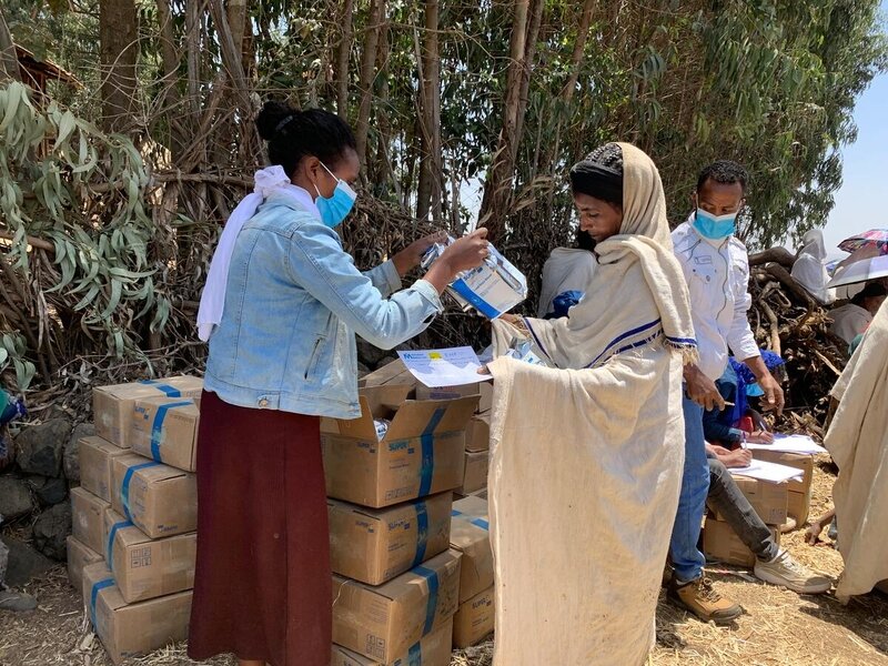 Food distribution in Ethiopia